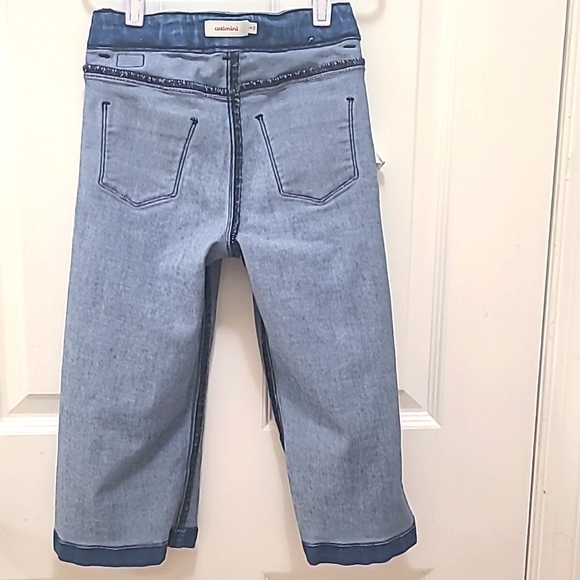 Catimini fancy jeans decorated with the leafs embroidery for a girl size… - Picture 12 of 12